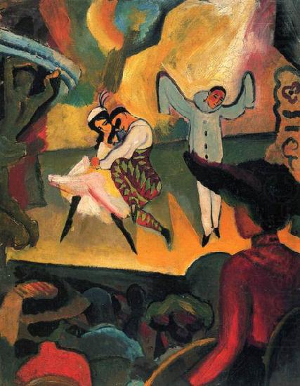 August Macke Russisches Ballett china oil painting image